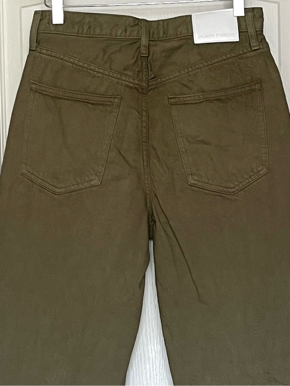 Aritzia Denim Forum The Joni High Rise Loose Jeans Olive Green Size 26 Organic - Picture 14 of 15